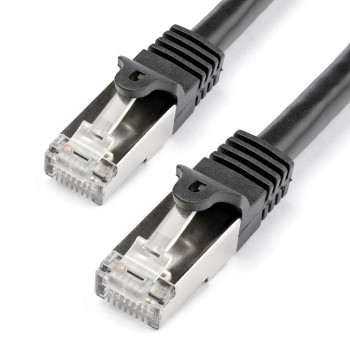 StarTech.com N6SPAT1MBK kabel sieciowy Czarny 1 m Cat6 SF UTP (S-FTP)