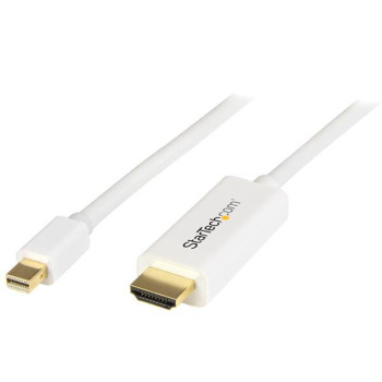 StarTech.com MDP2HDMM1MW adapter kablowy 1 m Mini DisplayPort HDMI Typu A (Standard) Biały