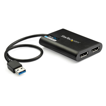 StarTech.com USB32DP24K60 zewnętrzna karta graficzna usb 4096 x 2160 px Czarny