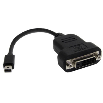StarTech.com MDP2DVIS adapter kablowy 0,12 m Mini DisplayPort DVI-D Czarny