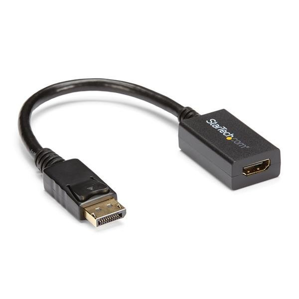 StarTech.com DP2HDMI2 adapter kablowy 0,21 m DisplayPort HDMI Czarny StarTech.com DP2HDMI2 adapter kablowy 0,21 m DisplayPort HDMI Czarny