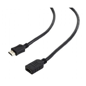 Kabel GEMBIRD CC-HDMI4X-6 (HDMI M - HDMI F, 1,8m, kolor czarny)