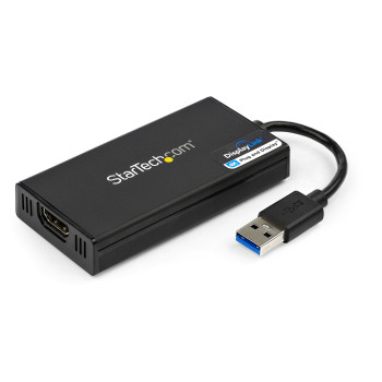StarTech.com USB32HD4K zewnętrzna karta graficzna usb 3840 x 2160 px Czarny
