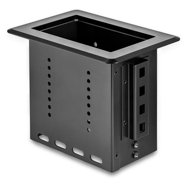 StarTech.com BEZ4MOD organizator na kable Biurko Skrzynka kablowa Czarny 1 szt. StarTech.com BEZ4MOD organizator na kable Biurko Skrzynka kablowa Czarny 1 szt.
