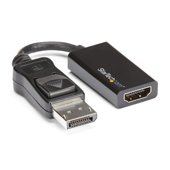 StarTech.com DP2HD4K60S adapter kablowy 0,215 m DisplayPort HDMI Czarny
