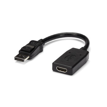 StarTech.com DP2HDMI adapter kablowy 0,24 m HDMI Typu A (Standard) DisplayPort Czarny