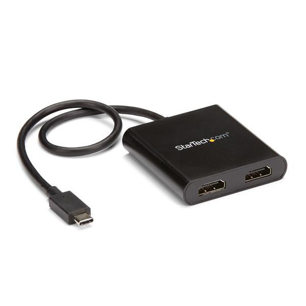 StarTech.com MSTCDP122HD zewnętrzna karta graficzna usb 3840 x 2160 px Czarny StarTech.com MSTCDP122HD zewnętrzna karta graficzna usb 3840 x 2160 px Czarny