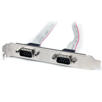 StarTech.com 2 IDC - 2 DB-9, F M 2 x DB-9 2 x IDC Srebrny, Biały