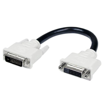 StarTech.com DVIDEXTAA6IN kabel DVI 0,15 m DVI-D Czarny