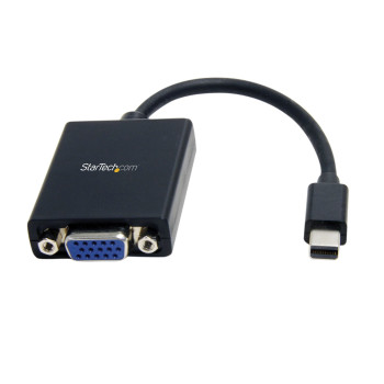 StarTech.com MDP2VGA adapter kablowy 0,13 m Mini DisplayPort VGA (D-Sub) Czarny