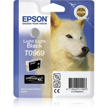 Epson Husky Wkład atramentowy Light Light Black T0969