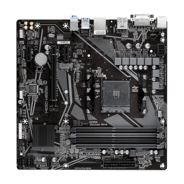 Gigabyte A520M DS3H (rev. 1.x) Socket AM4 micro ATX Gigabyte A520M DS3H (rev. 1.x) Socket AM4 micro ATX