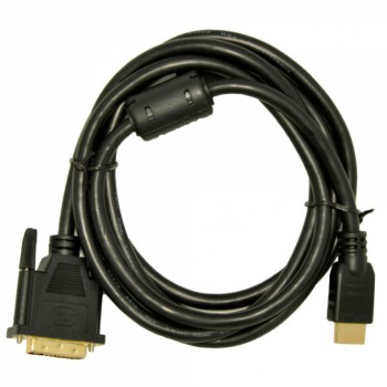 Kabel Akyga AK-AV-13 (DVI-D M - HDMI M, 3m, kolor czarny)
