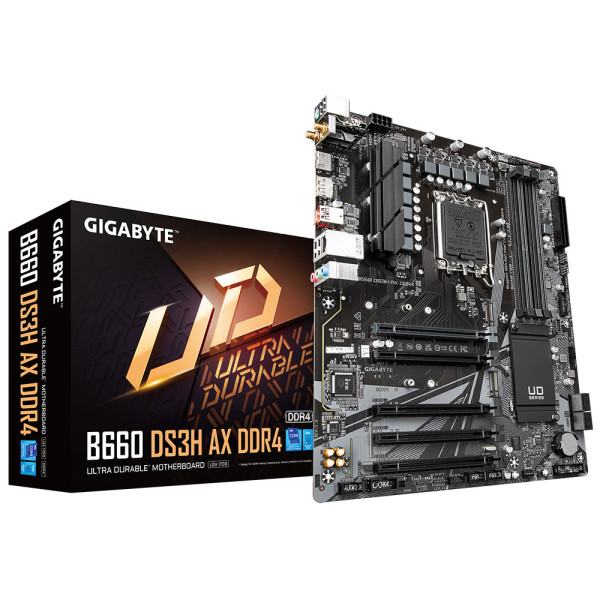 Gigabyte B660 DS3H AX DDR4 płyta główna Intel B660 LGA 1700 ATX Gigabyte B660 DS3H AX DDR4 płyta główna Intel B660 LGA 1700 ATX