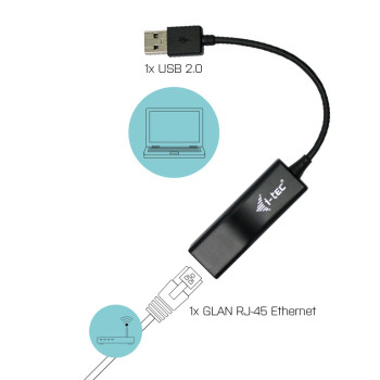 i-tec Advance U2LAN karta sieciowa Ethernet 100 Mbit s