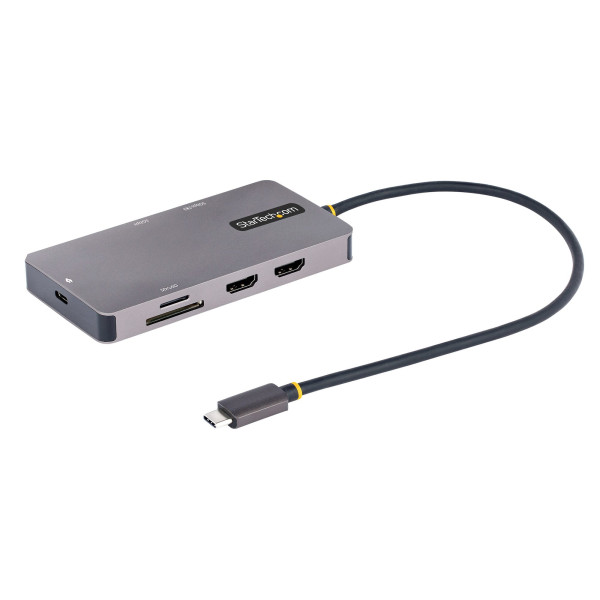 StarTech.com 120B-USBC-MULTIPORT stacja dokująca Przewodowa USB 3.2 Gen 1 (3.1 Gen 1) Type-C Szary StarTech.com 120B-USBC-MULTIPORT stacja dokująca Przewodowa USB 3.2 Gen 1 (3.1 Gen 1) Type-C Szary