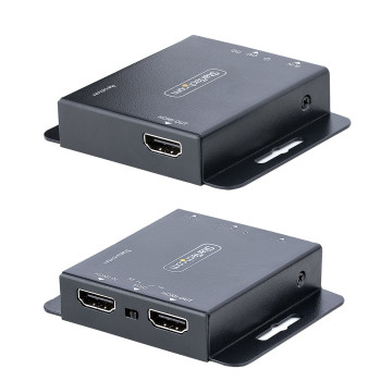 StarTech.com EXTEND-HDMI-4K40C6P1 przedłużacz AV Nadajnik i odbiornik AV Czarny