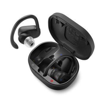 Philips 7600 series TAA7306BK 00 słuchawki zestaw słuchawkowy Bezprzewodowy Nauszny, Douszny Sport Bluetooth Czarny