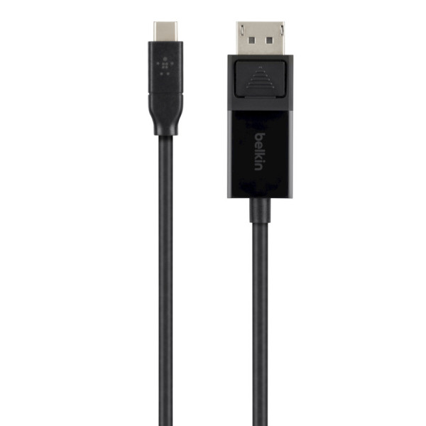 Belkin B2B103-06-BLK adapter kablowy 1,8 m USB Type-C DisplayPort Czarny Belkin B2B103-06-BLK adapter kablowy 1,8 m USB Type-C DisplayPort Czarny