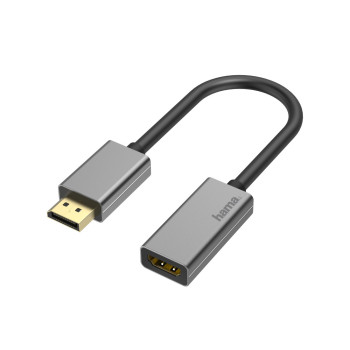 Hama 00200329 adapter kablowy DisplayPort HDMI Czarny