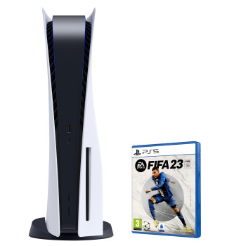 Sony PlayStation 5 + FIFA 23 825 GB Wi-Fi Czarny, Biały