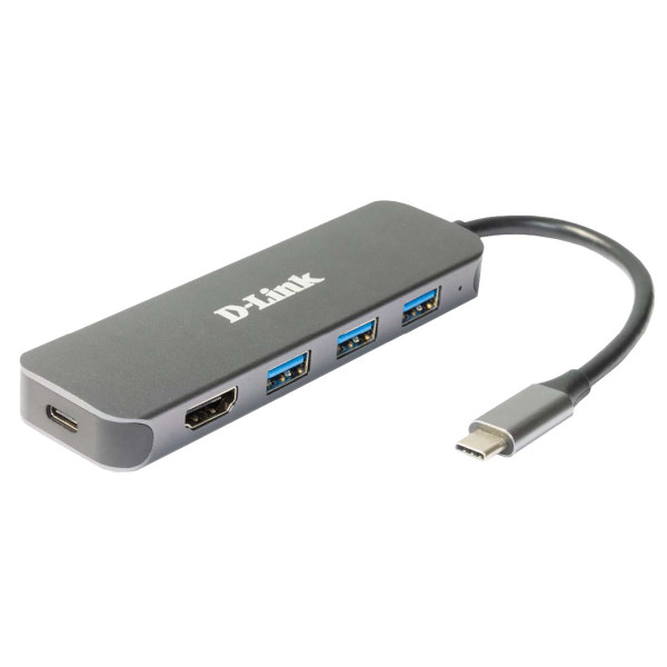 D-Link DUB-2333 stacja dokująca Przewodowa USB Type-C Szary D-Link DUB-2333 stacja dokująca Przewodowa USB Type-C Szary