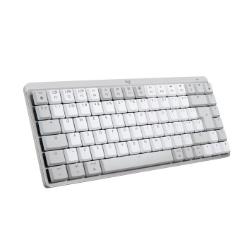 Logitech MX Mini Mechanical for Mac klawiatura Bluetooth QWERTY Amerykański międzynarodowy Szary, Biały