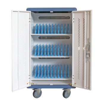 Techly I-CABINET-30DTY szafka na urządzenia przenośne Wolnostojący Biały, Niebieski