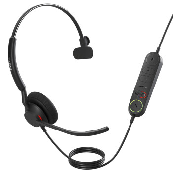 Jabra Engage 40 Zestaw słuchawkowy Przewodowa Opaska na głowę Biuro centrum telefoniczne USB Typu-A Bluetooth Czarny