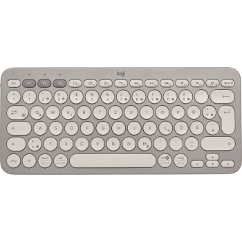 Logitech K380 klawiatura Bluetooth QWERTZ Niemiecki Piaskowy