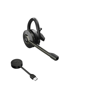 Jabra Engage 55 Zestaw słuchawkowy Bezprzewodowy Douszny Biuro centrum telefoniczne Bluetooth Czarny