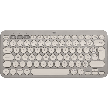 Logitech K380 klawiatura Bluetooth AZERTY Francuski Piaskowy