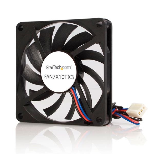 StarTech.com FAN7X10TX3 system chłodzenia komputerów Obudowa komputera Wentylator 7 cm Czarny StarTech.com FAN7X10TX3 system chłodzenia komputerów Obudowa komputera Wentylator 7 cm Czarny