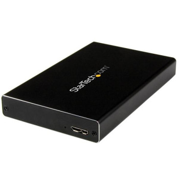 StarTech.com UNI251BMU33 obudowa do dysków twardych Obudowa HDD SSD Czarny 2.5"