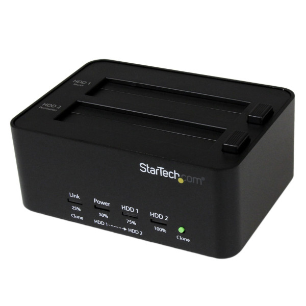 StarTech.com SATDOCK2REU3 duplikator Duplikator HDD SSD 1 kopii Czarny StarTech.com SATDOCK2REU3 duplikator Duplikator HDD SSD 1 kopii Czarny