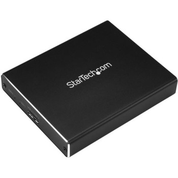 StarTech.com SM22BU31C3R obudowa do dysków twardych Obudowa SSD Czarny M.2