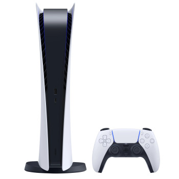 Sony PlayStation 5 Digital Edition 825 GB Wi-Fi Czarny, Biały