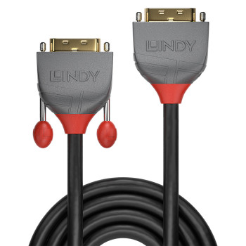 Lindy 36232 kabel DVI 2 m DVI-D DVI-I Czarny