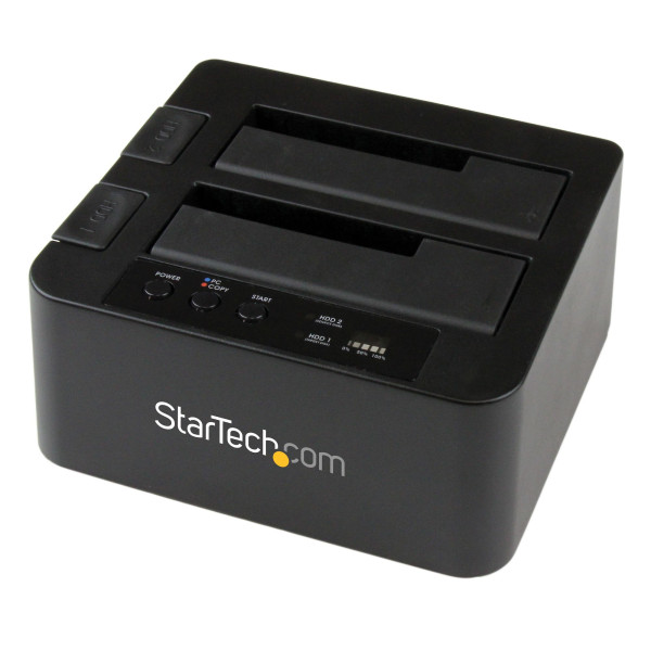 StarTech.com SDOCK2U33RE duplikator Duplikator HDD SSD 1 kopii Czarny StarTech.com SDOCK2U33RE duplikator Duplikator HDD SSD 1 kopii Czarny