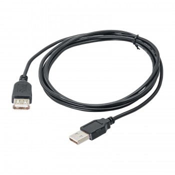 Przedłużacz Akyga AK-USB-07 (USB M - USB 2.0 F, 1,8m, kolor czarny)