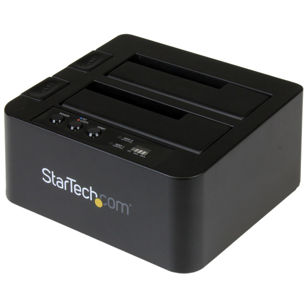 StarTech.com SDOCK2U313R duplikator Duplikator HDD 2 kopii Czarny StarTech.com SDOCK2U313R duplikator Duplikator HDD 2 kopii Czarny
