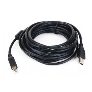 Kabel GEMBIRD CCF-USB2-AMBM-10 (USB 2.0 typu A M - USB 2.0 typu B M, 3m, kolor czarny)