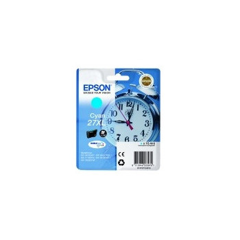 Epson Alarm clock 27XL DURABrite Ultra nabój z tuszem 1 szt. Oryginalny Cyjan