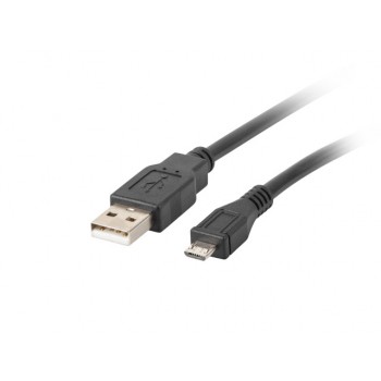 Kabel Lanberg CA-USBM-10CC-0018-BK (USB 2.0 M - Micro USB M, 1,8m, kolor czarny)