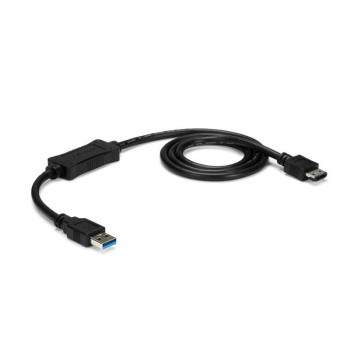 StarTech.com USB3S2ESATA3 kabel USB 0,9 m USB A Czarny