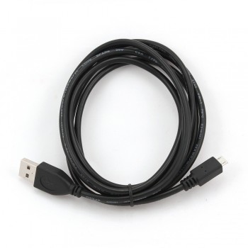 Kabel GEMBIRD CCP-MUSB2-AMBM-1M (Micro USB M - USB M, 1m, kolor czarny)