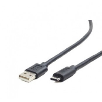 Kabel GEMBIRD CCP-USB2-AMCM-1M (USB 2.0 M - USB typu C M, 1m, kolor czarny)