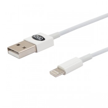 Kabel SAVIO cl-64 (Lightning M - USB 2.0 M, 1m, kolor biały)
