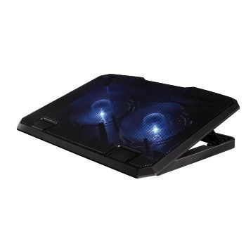 Hama Black podkładka chłodząca do notebooków 39,6 cm (15.6") Czarny