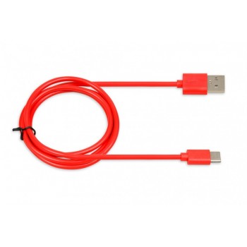 Kabel IBOX IKUMTCR (USB 2.0 typu A - USB typu C , 1m, kolor czerwony)